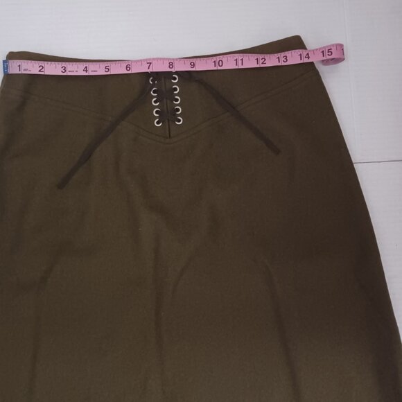 J.CREW WOMEN'S WOOL CASHMERE BLEND SKIRT - Picture 3 of 8